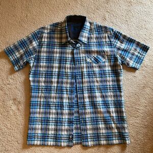 Blue Plaid Men's Shirt